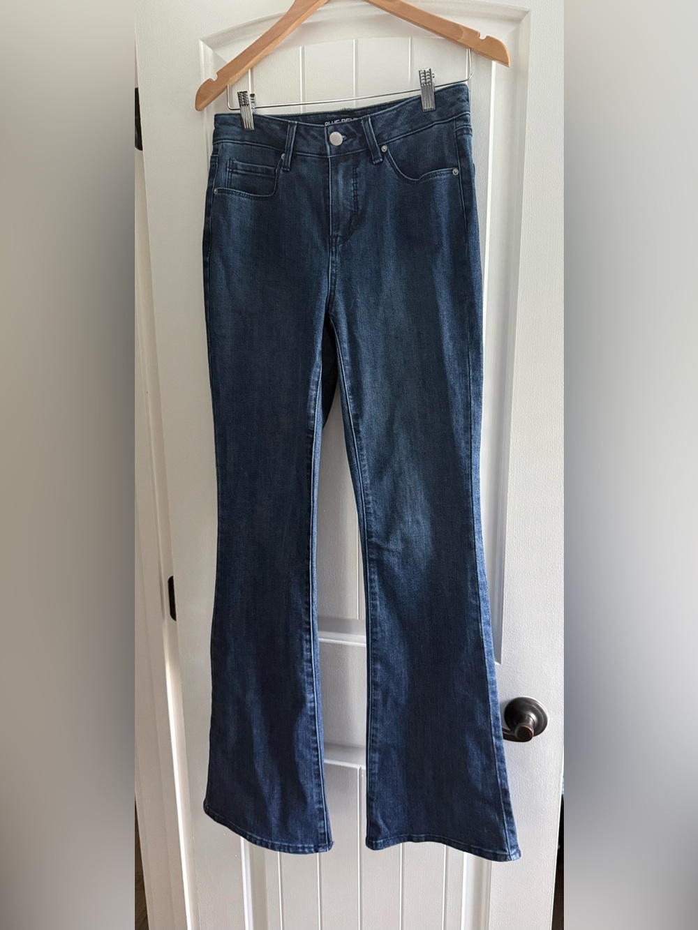 Blue Revival Women’s Dark Blue Flared Jeans - Classic Stretch Denim